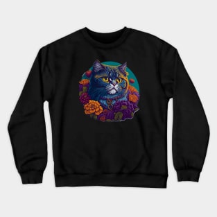 Cat Breed - Scottish Fold Cat Crewneck Sweatshirt